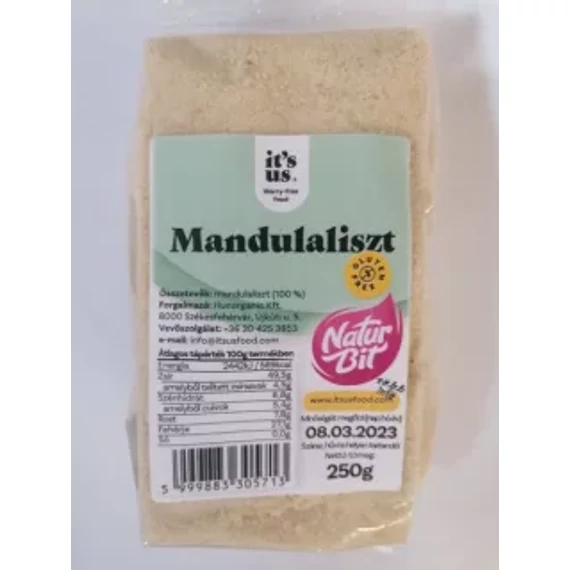 Gluténmentes mandulaliszt